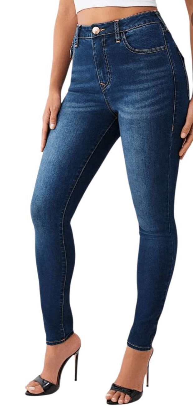 TRUE RELIGION Halle Hi-RIse Super Skinny Jeans Size 28